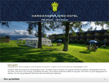 Tablet Screenshot of hardangerfjord-hotell.no